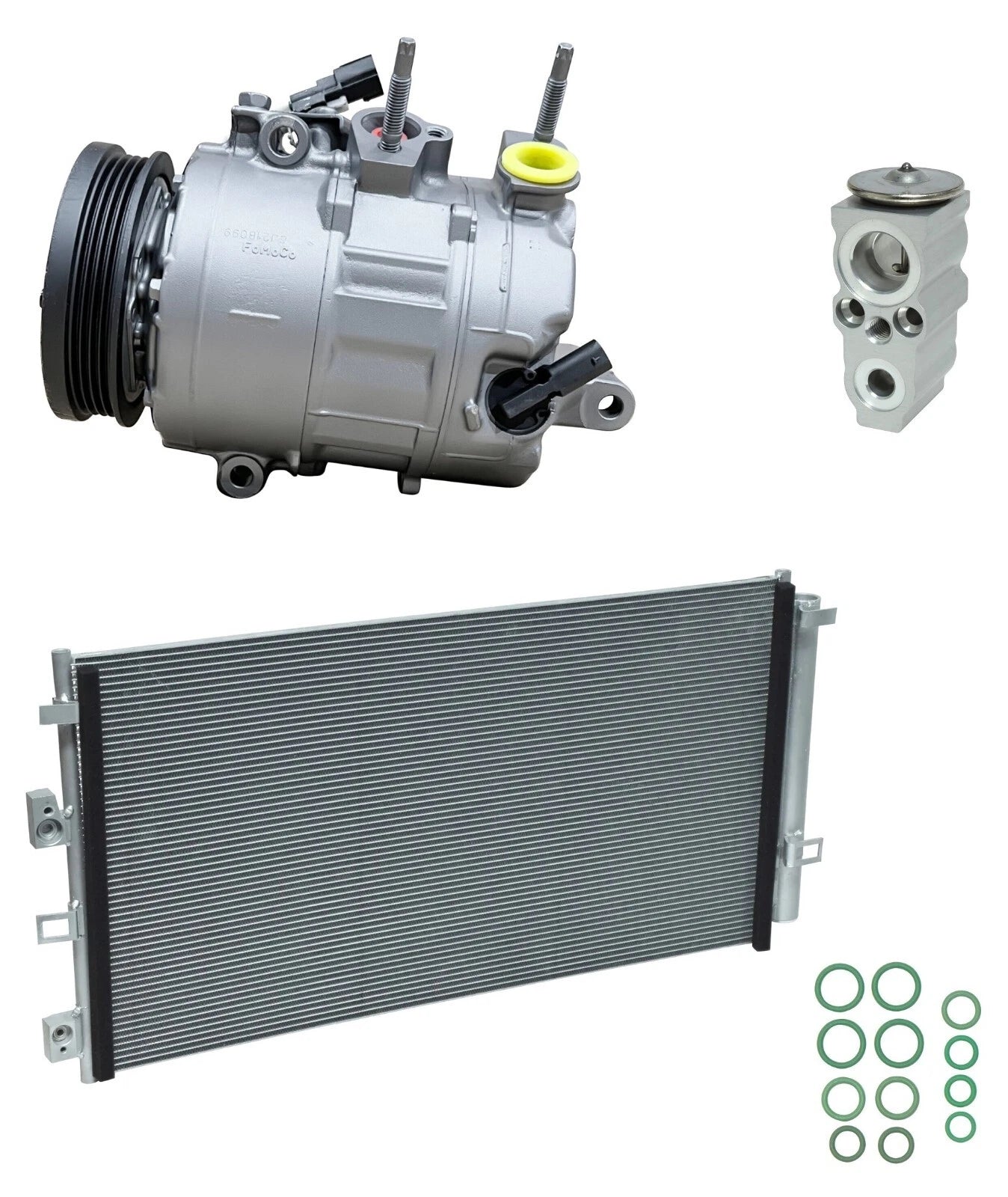 AC Compressor Kit With Condenser for Ford Escape 2.0L Turbo (2021–2023)