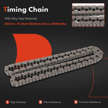 6x Timing Chain Kit for Pontiac Grand Am, Olds, Buick Skylark (1992–1994)