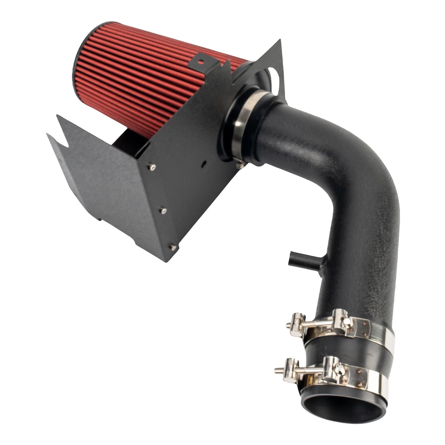 Cold Air Intake System with Red Filter for Jeep Wrangler (2007–2011)