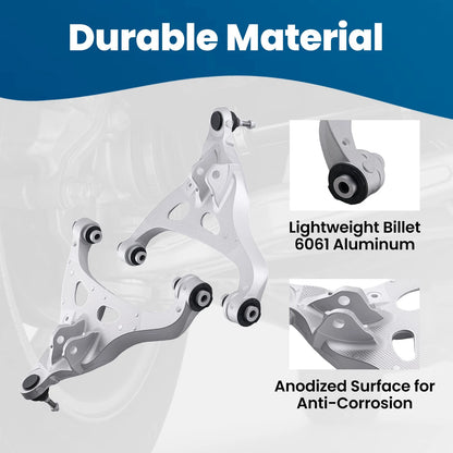 Front Upper Lower Control Arms and Tie Rods Kit for Ford F-150 (2005–2005)