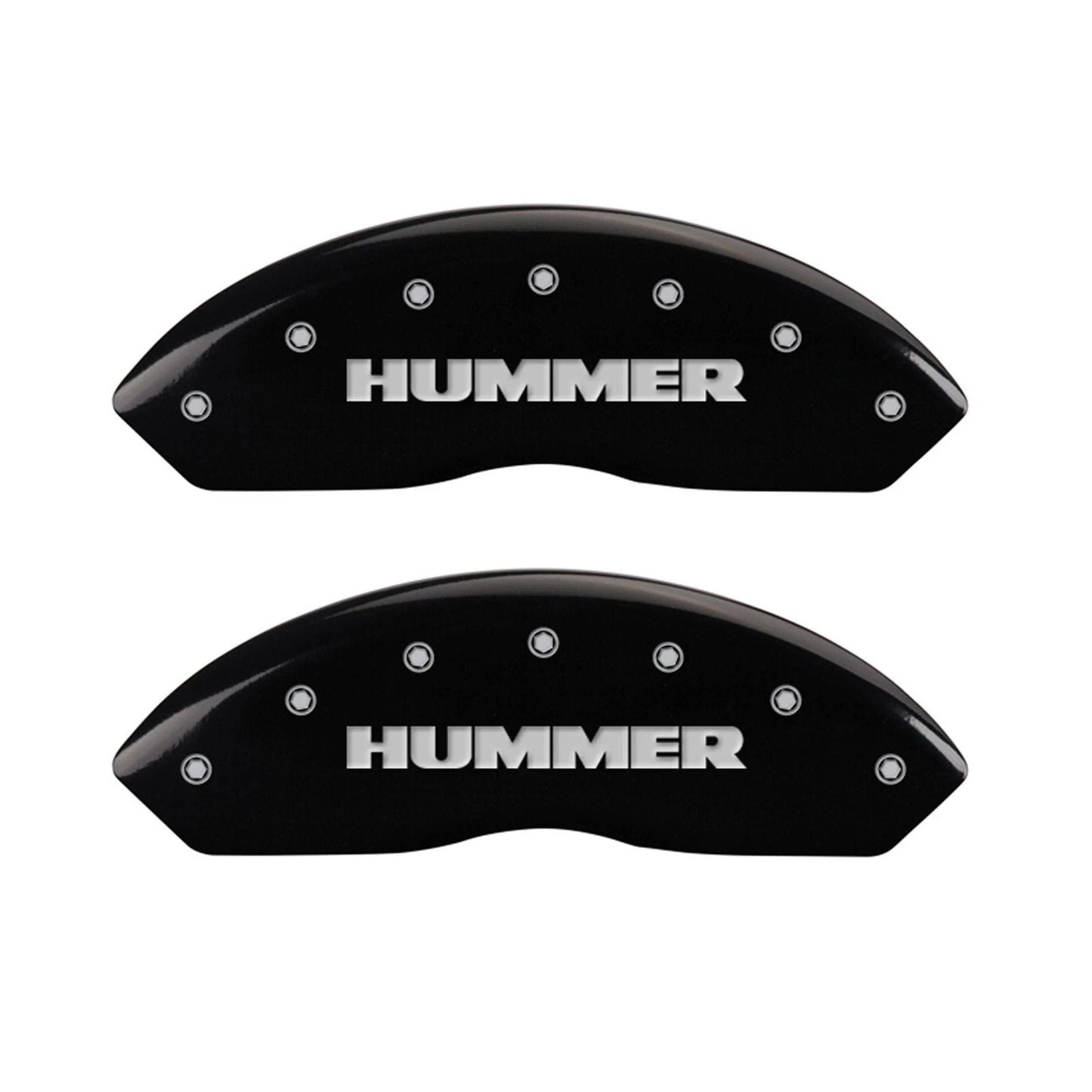 Caliper Covers Set of 4 for 2006–2010 Hummer H3 Black by MGP