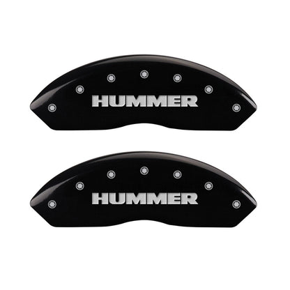 Caliper Covers Set of 4 for 2006–2010 Hummer H3 Black by MGP
