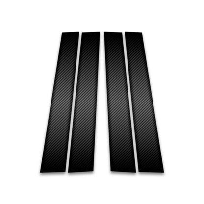 Carbon Fiber Pillar Post Covers Kit for Lexus GX 2019–2023