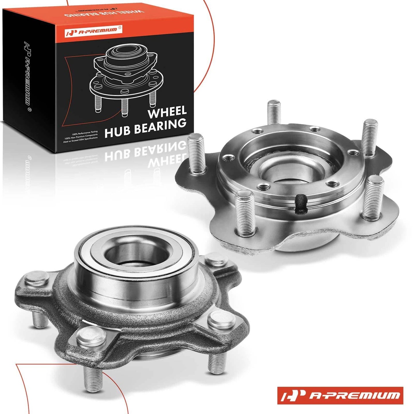 2X Front Wheel Hub & Bearing Assembly for Suzuki Grand Vitara (2006–2014)