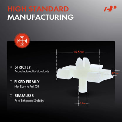 20x Nylon Lower Ledge Moulding Clips for Mercedes-Benz