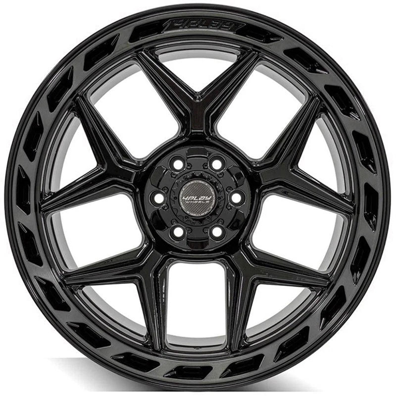 Gloss Black 22 inch Wheel with Brushed Face for Toyota Land Cruiser (2024–2024)