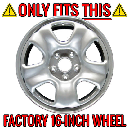 16 Inch Chrome Wheel Skins Upgrade for Toyota RAV4 (2001–2006)
