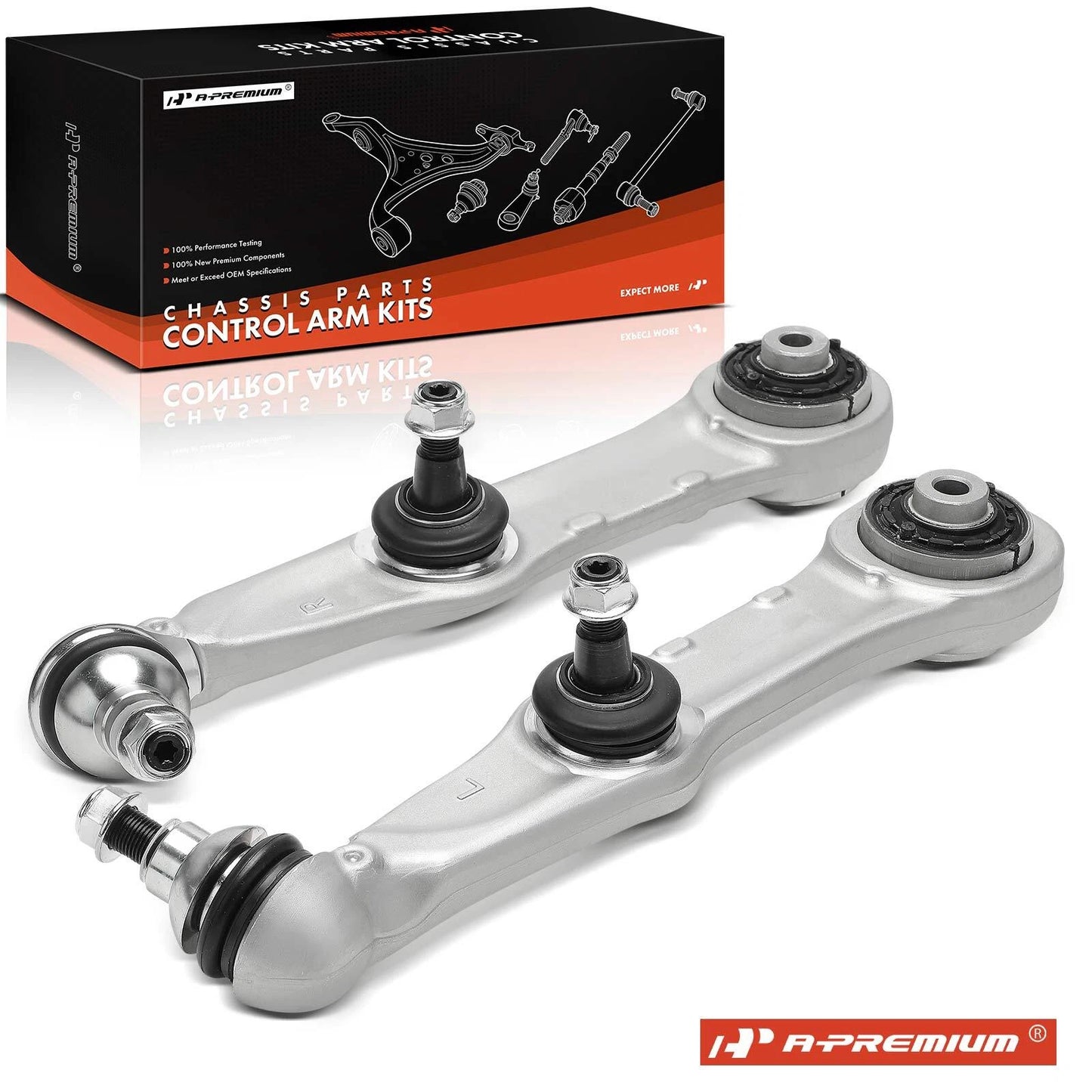 2X Front Lower Rearward Control Arm with Ball Joint for Benz S450 (2018–2023)