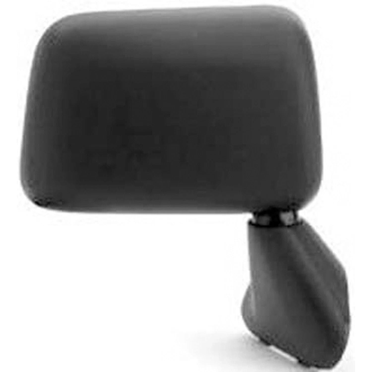 Replacement Black Textured Passenger Side Manual Door Mirror (See Fitment Chart)