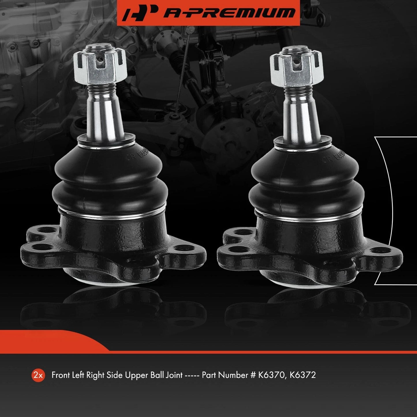 2X Front Upper Ball Joint for Chevy Tahoe, Cadillac Escalade (1995–2000)