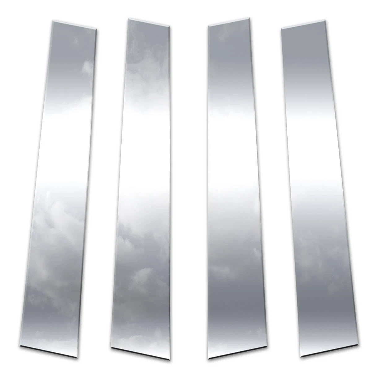 Chrome Pillar Post Covers 4Pc Replacement for Toyota 4Runner (2010–2024)