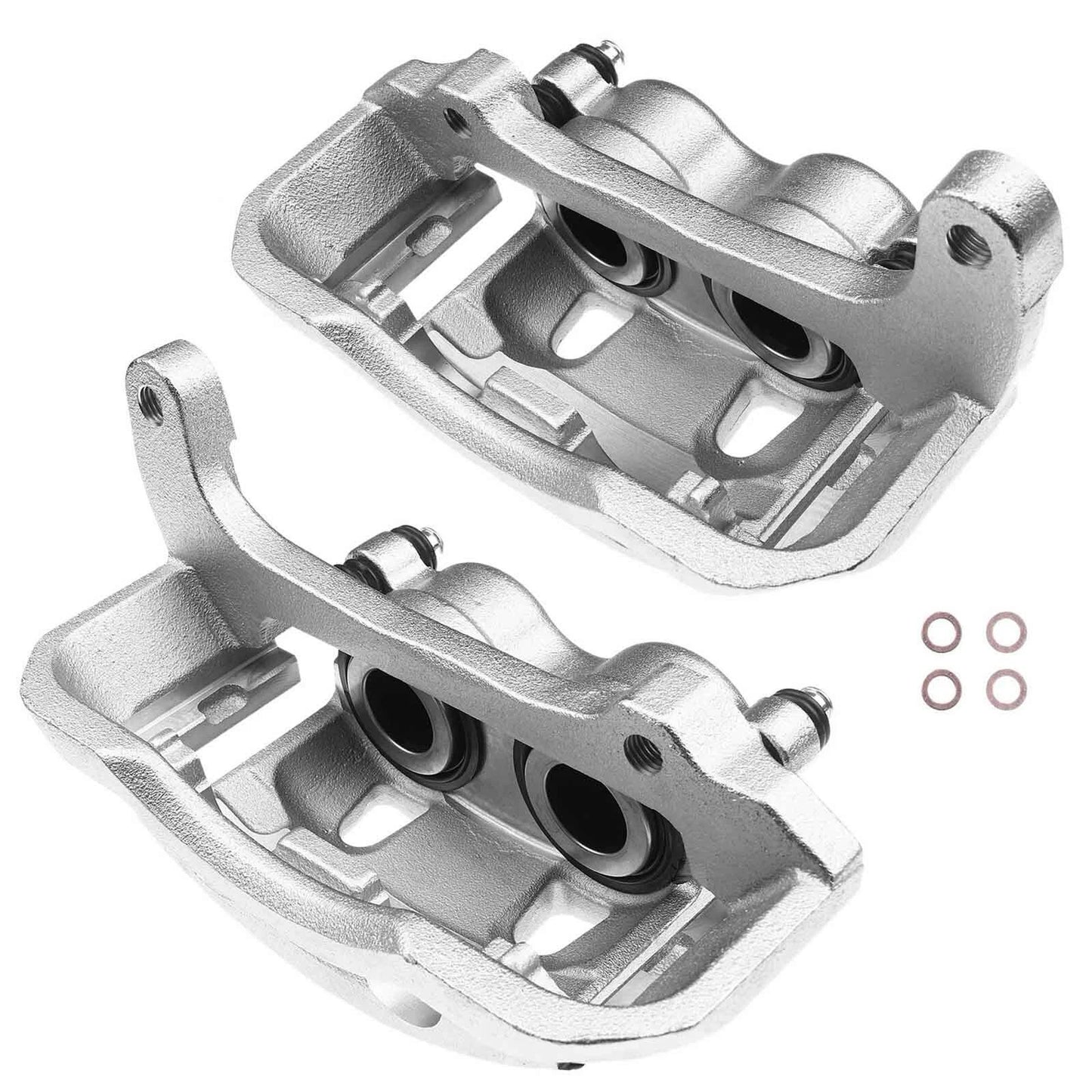 2X Front Disc Brake Calipers w/ Bracket for Dodge Ram 2500 3500 (1994–2002)