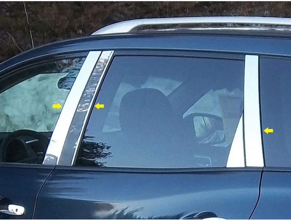 6pc. Luxury FX Chrome Pillar Post Trim fit for 2013-2021 Nissan Pathfinder
