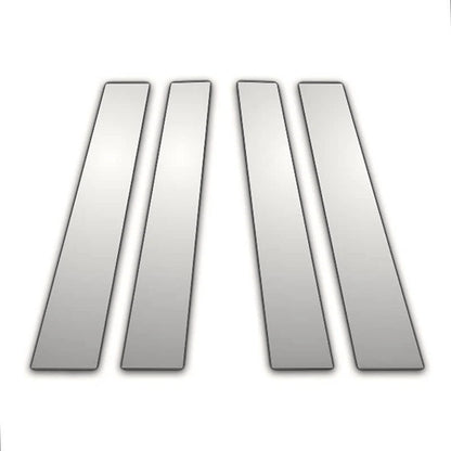 4Pc Chrome Pillar Post Covers Replacement for Ford Escort (1997–2002)