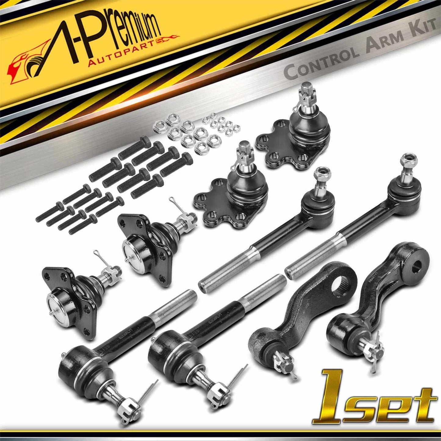 10x Inner & Outer Tie Rods for Chevrolet Tahoe GMC Yukon (2000–2006)