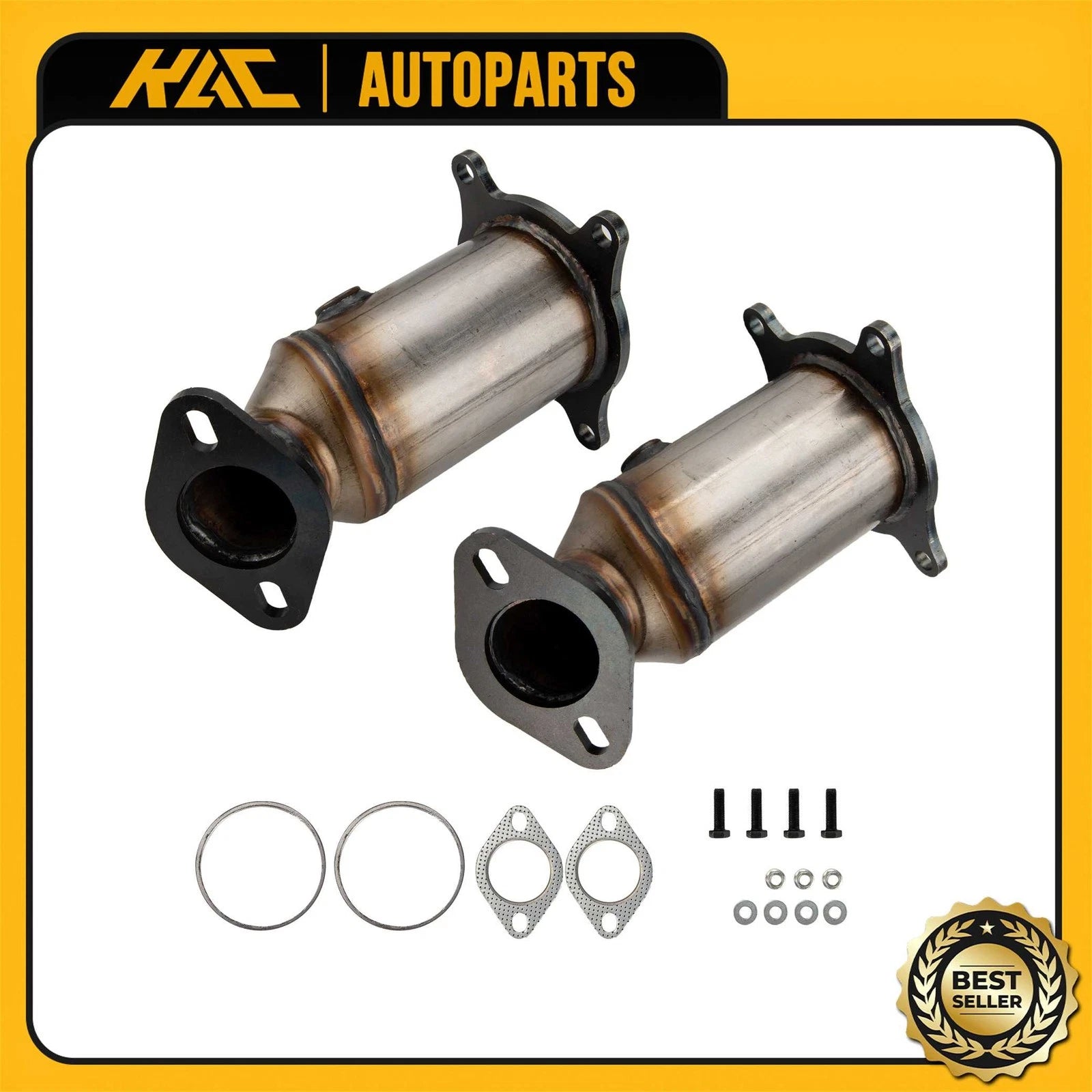 2x Front Rear Catalytic Converter for Ford Edge (2007–2010) & Mazda CX-9 (2007–2015)