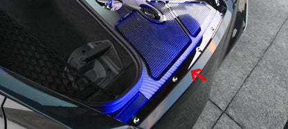 Fender Caps 2pc Polished Stainless w Blue LED for Chevrolet Corvette (2020–2021)