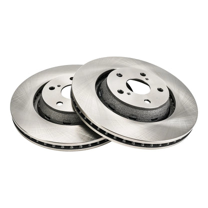 2PC Front Brake Disc Rotors for Toyota Venza (2009–2015)