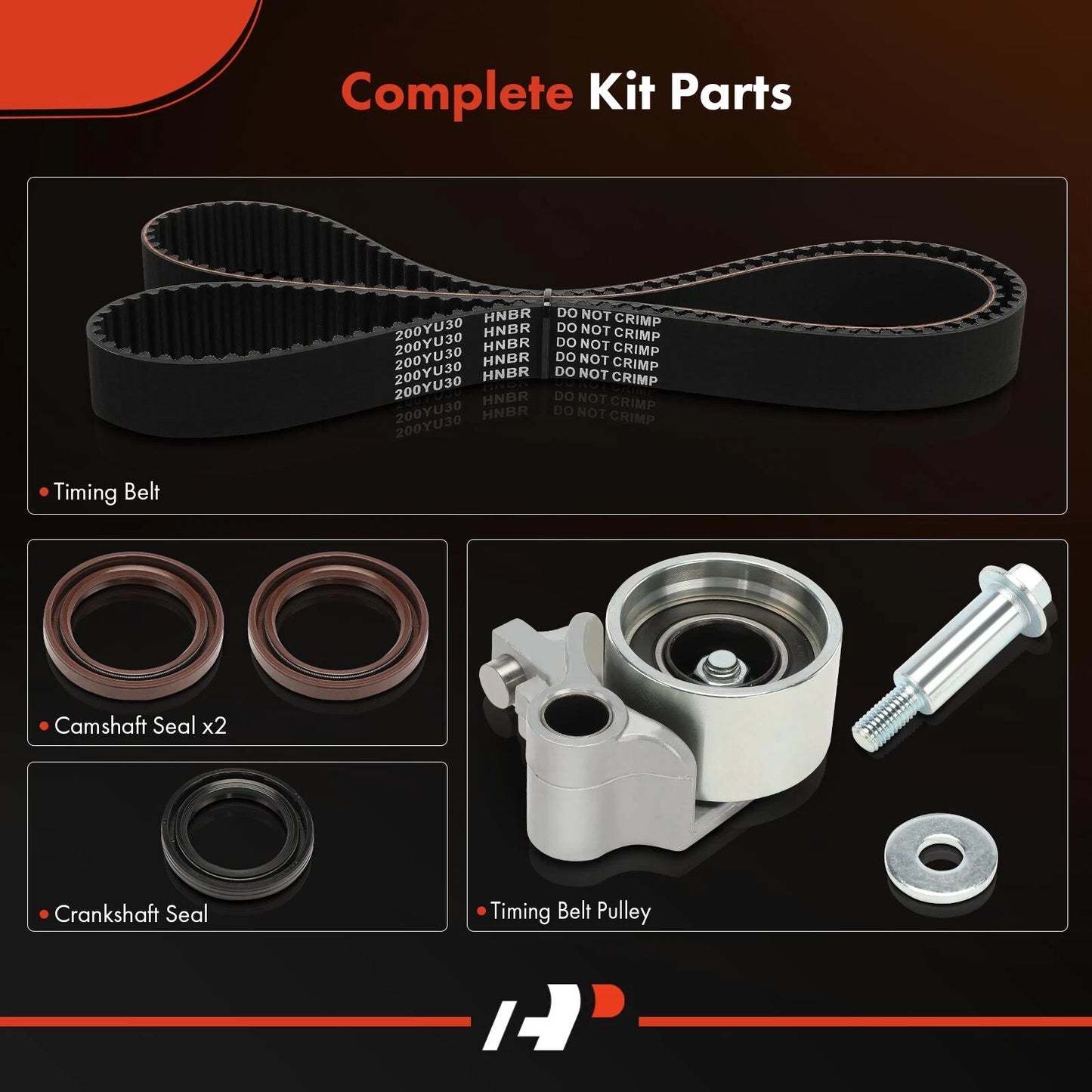 5X Timing Belt Kit for Dodge Chrysler Intrepid New Yorker Eagle Vision (1993–2004)