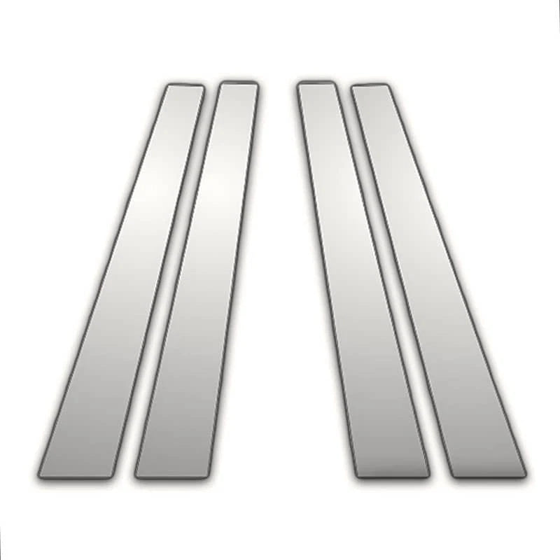 4 Pc Chrome Pillar Post Covers Upgrade for BMW 750iL (1994–2001)