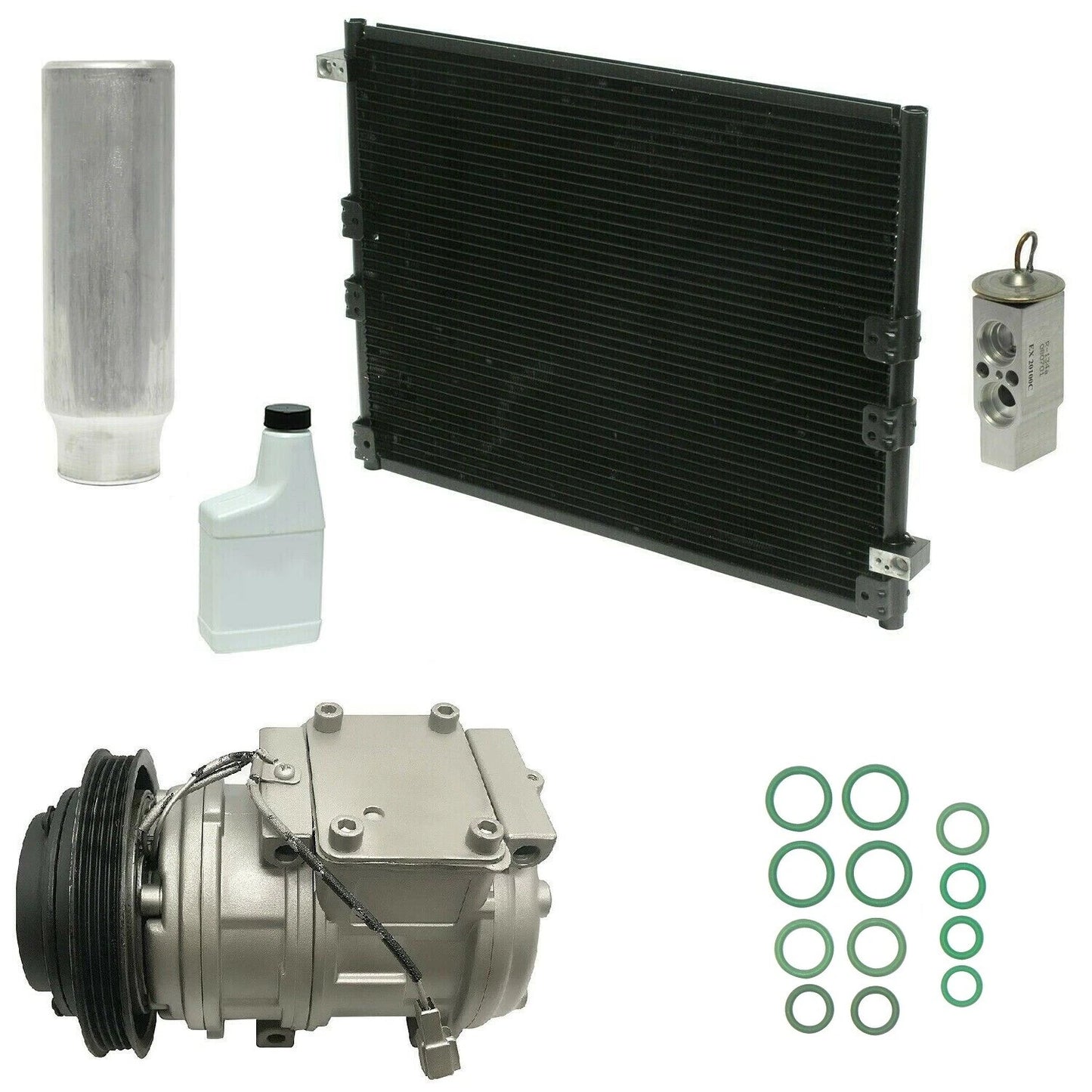 AC Compressor Kit with Condenser for Honda Accord (2003–2007)
