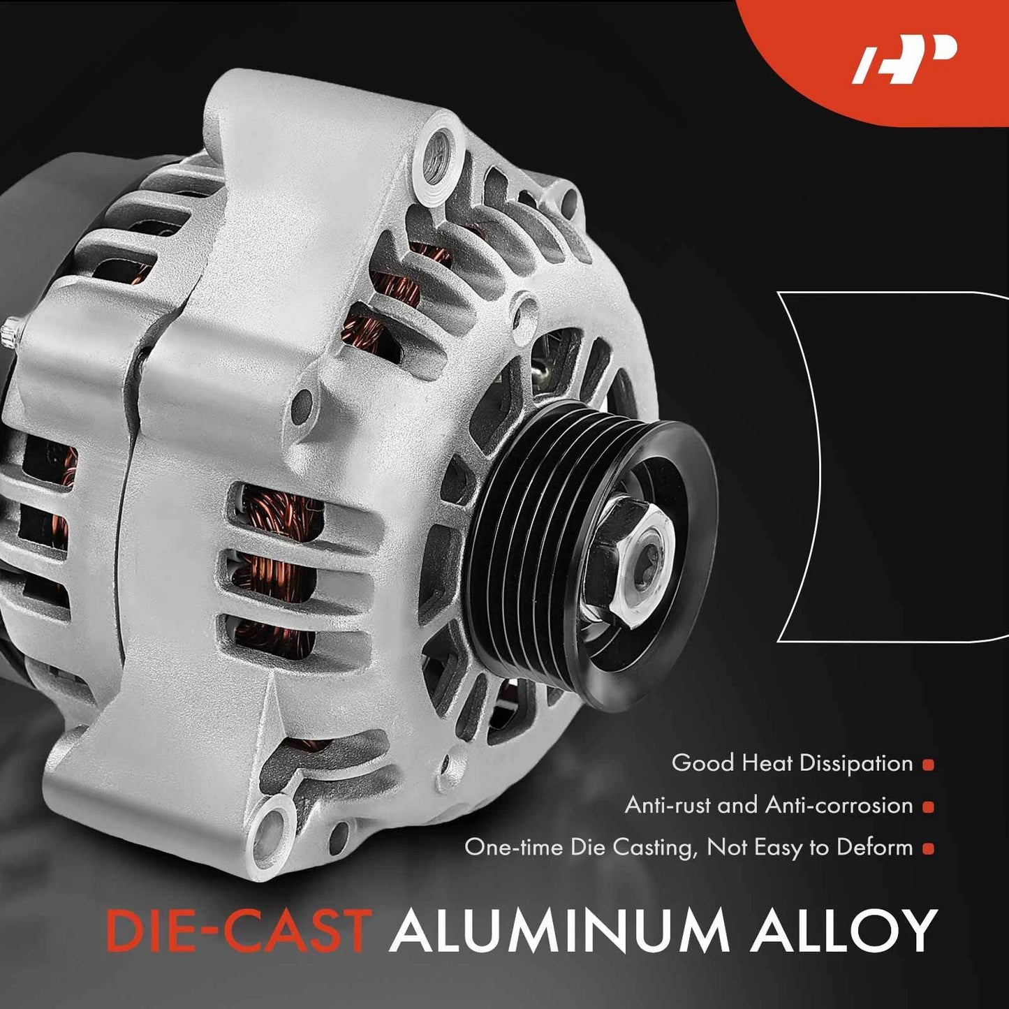 Alternator for Chevrolet Tahoe C1500 K2500 Suburban GMC Yukon (1996–1999)