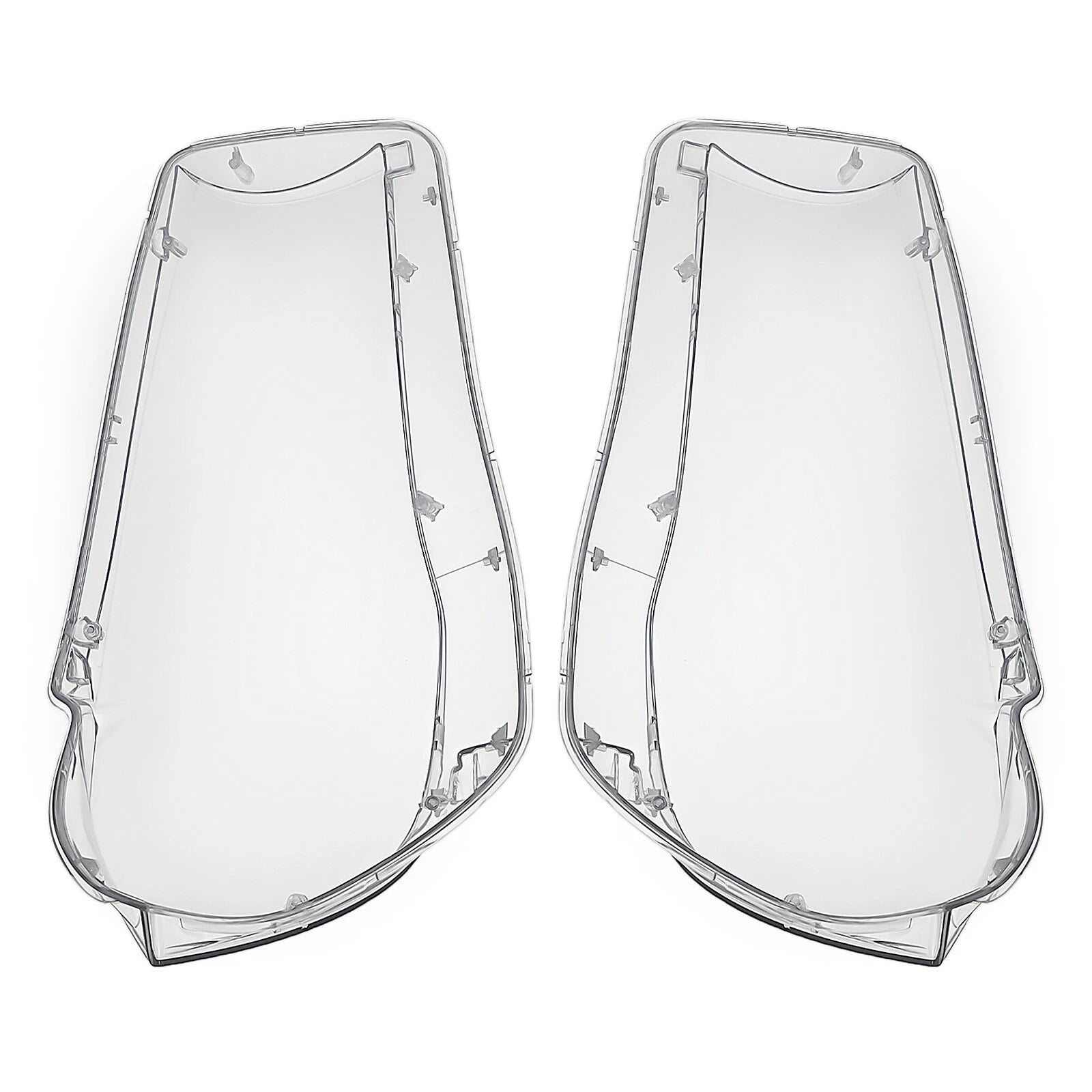 Front Headlamp Lens Covers Pair for BMW X5 F15 X6 F16 (2014–2018)