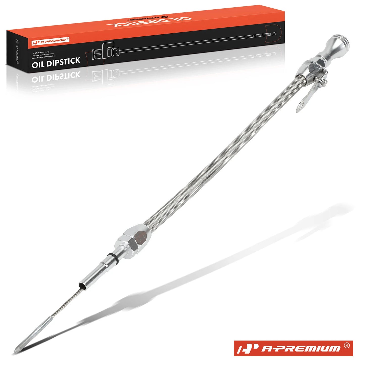 Aluminum Flexible Engine Oil Dipstick with Seal for Chevy