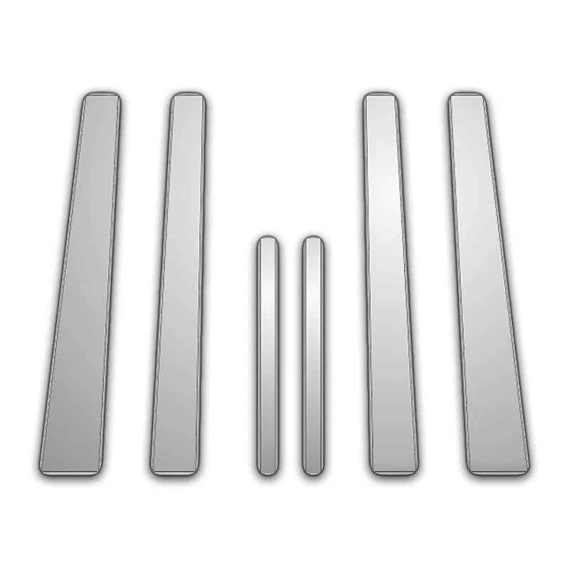 6Pc Chrome Pillar Post Covers for 2004-2007 Scion Xb - Upgrade Your Auto P6650