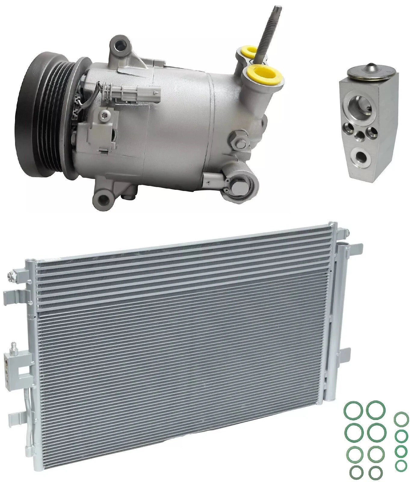 A/C Compressor Kit With Condenser for GMC Terrain 2.0L (2018–2018)