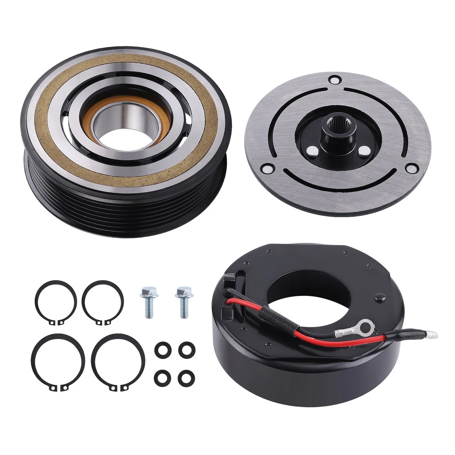 A/C AC Compressor Clutch Assembly Kit for Toyota Tacoma 2.7L (2016–2020)