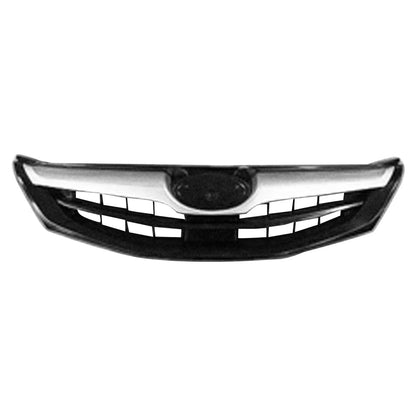 Replacement Black/Gray/Silver Matte Front Grille For 2010-2011 Subaru Impreza