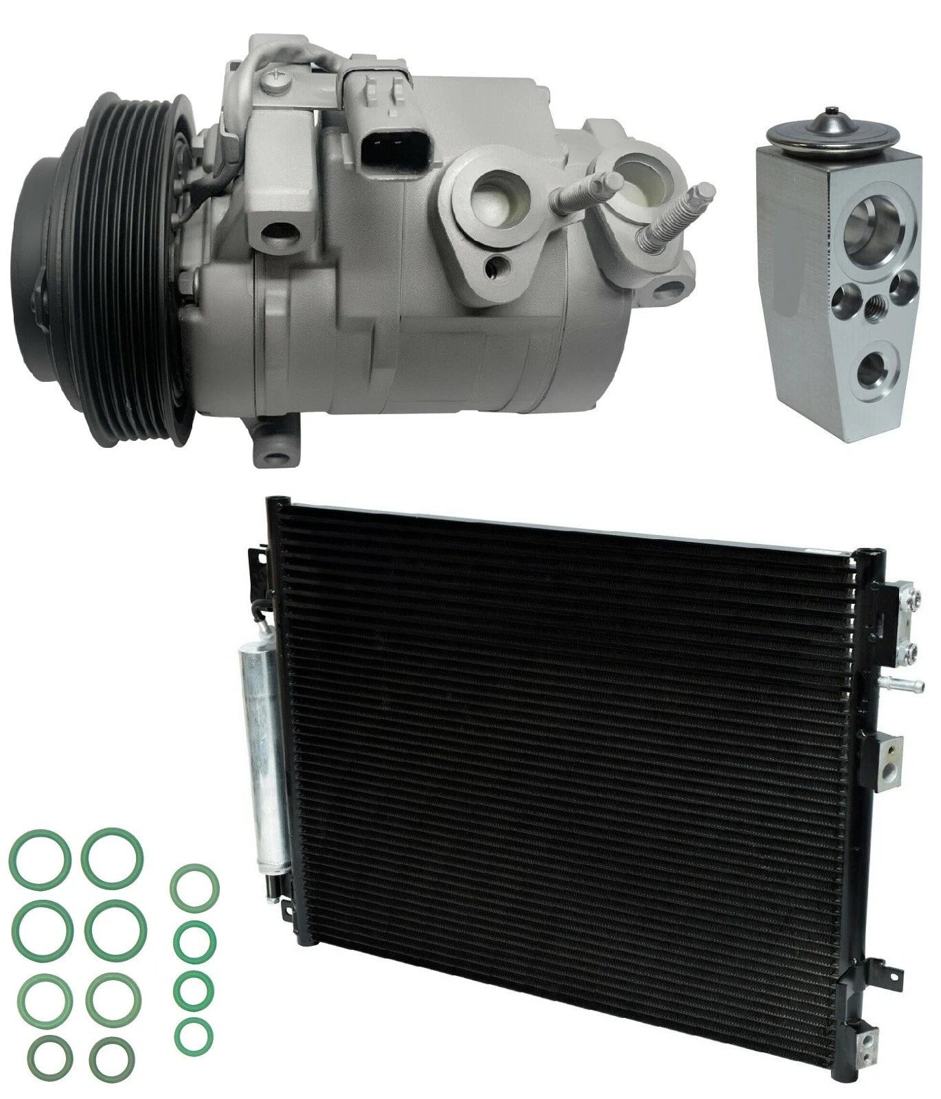 AC Compressor Kit With Condenser for Dodge Challenger 5.7L (2011–2014)