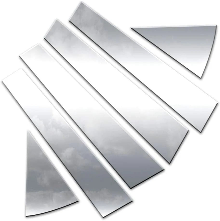 6pc Luxury FX Polished Pillar Post Trim for Kia Soul Hatchback (2020–2023)