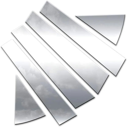6pc Luxury FX Polished Pillar Post Trim for Kia Soul Hatchback (2020–2023)