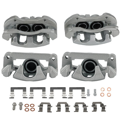 Front & Rear Disc Brake Calipers with Brackets for Chevrolet Impala (2006–2010)