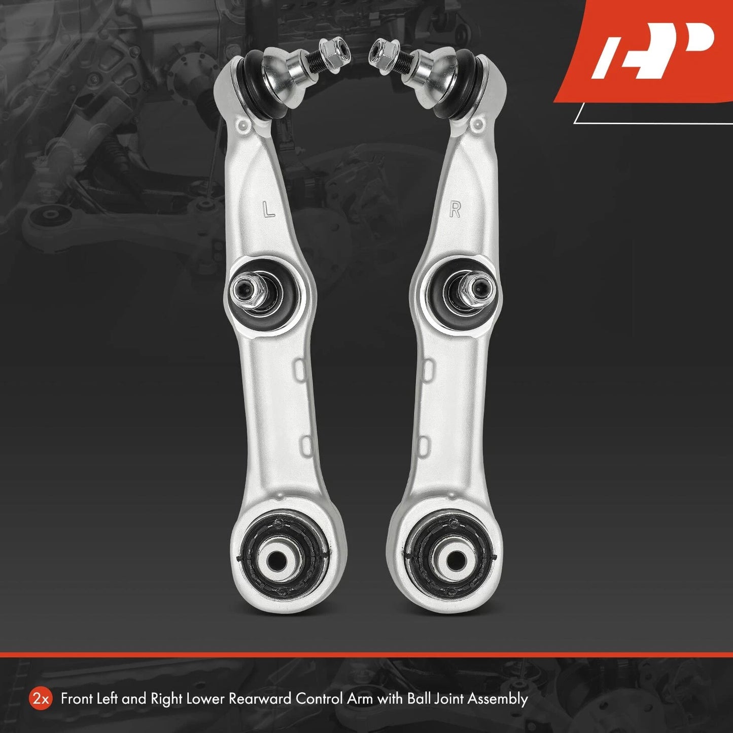 2X Front Lower Rearward Control Arm with Ball Joint for Benz S450 (2018–2023)