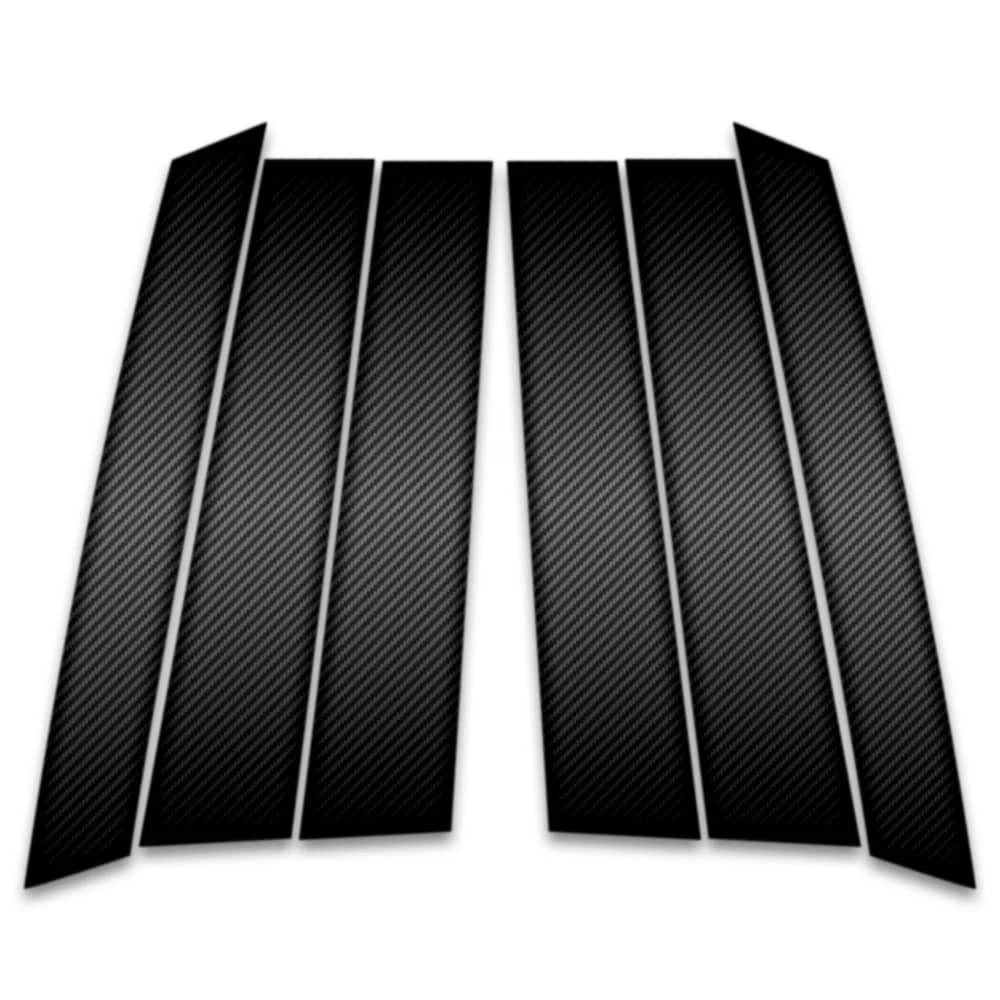 6pc Carbon Fiber Pillar Post Covers for 2023-2024 Nissan Pathfinder