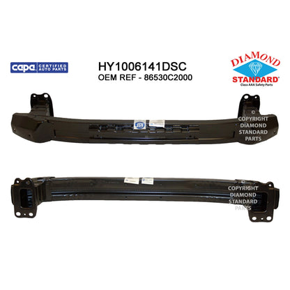Replacement Steel Front Bumper Impact Bar w/o Auto Cruise Control
