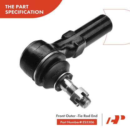 3X Front Rack & Pinion Tie Rod End Kit for Chevrolet Camaro (2010–2015)