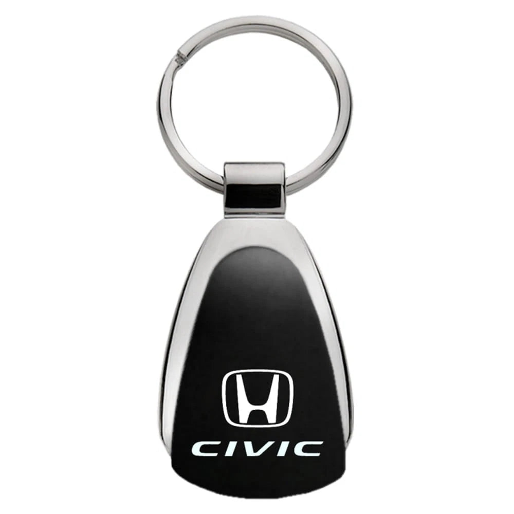 Black Teardrop Keychain - Officially Licensed for Honda Civic