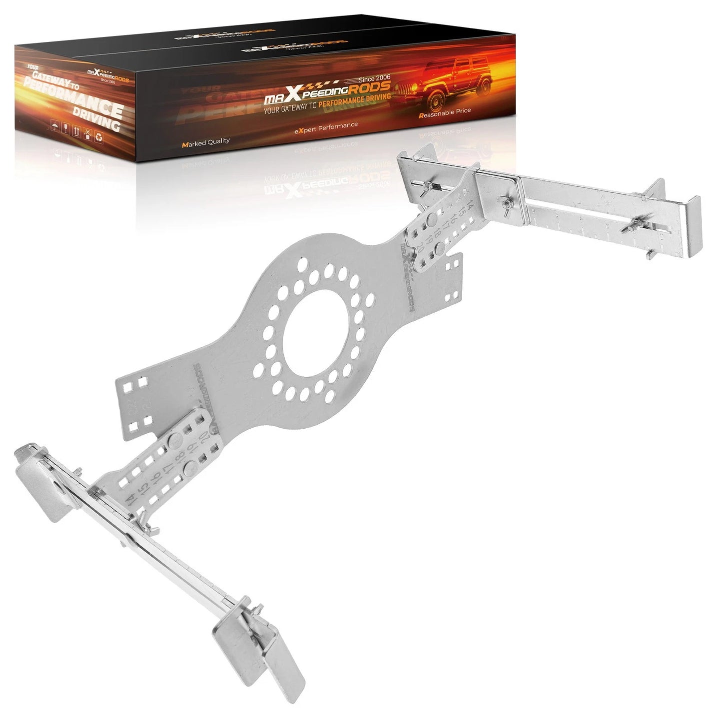 4-Lug Wheel Alignment Gauge for 4x98–4x130 Steel (2000–2025)