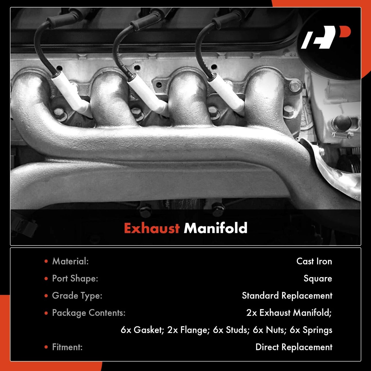 2X Exhaust Manifold for Chevrolet Blazer GMC