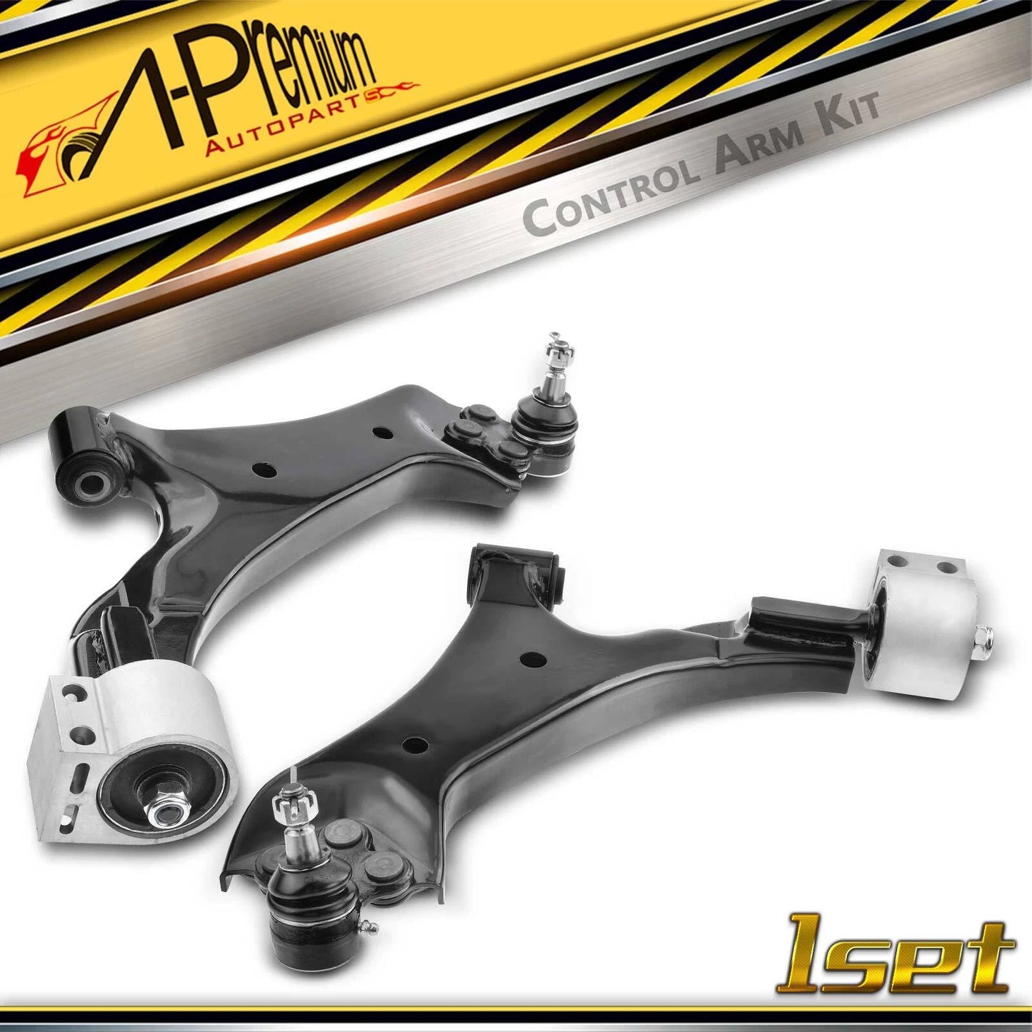 2X Front Lower Control Arm with Ball Joint for Chevy Saturn Suzuki
