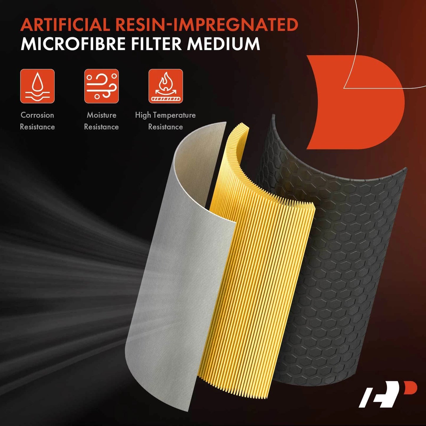 2X Engine Air Filter for Chevy Express 2500 3500 GMC Savana (2017–2022)