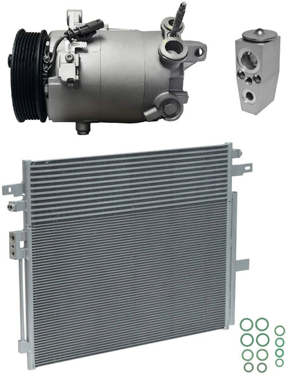 AC Compressor Kit With Condenser for Chevrolet Colorado 3.6L (2016–2016)
