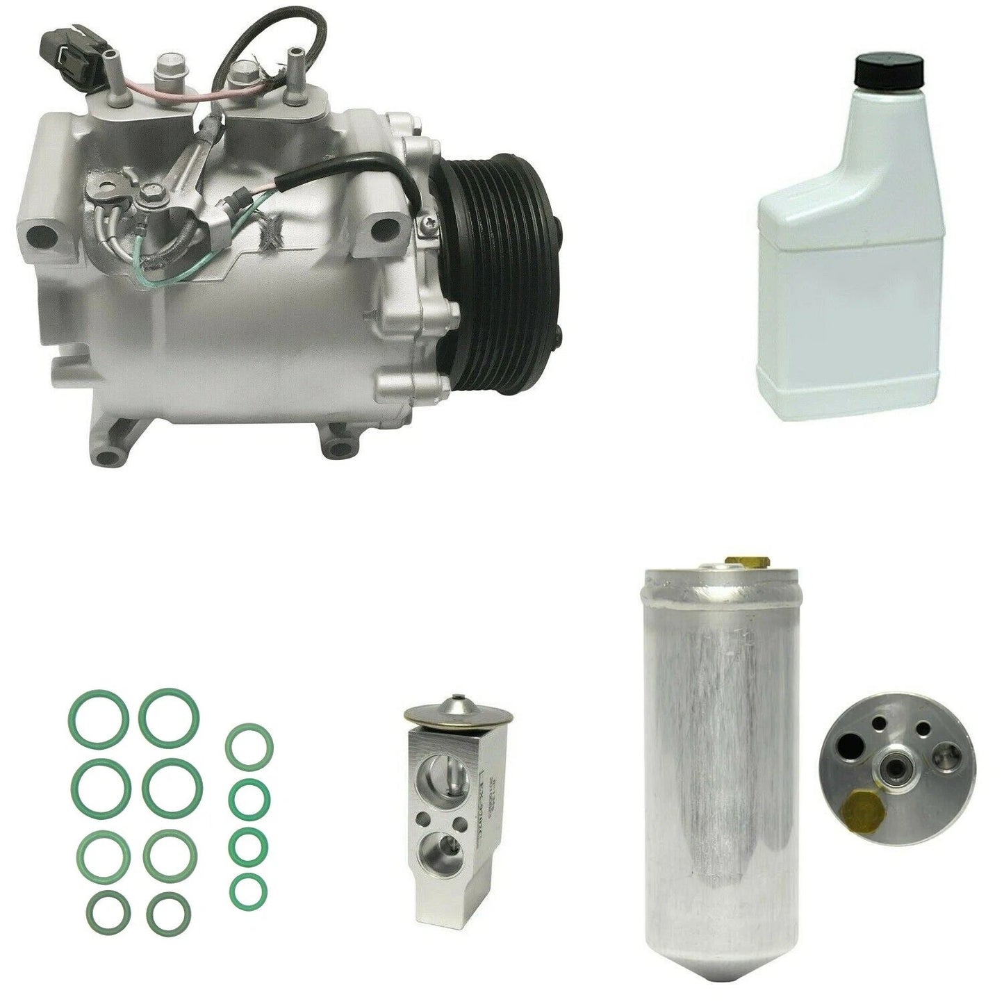A/C Compressor and Clutch Kit Replacement for Honda Civic (1996–2000)