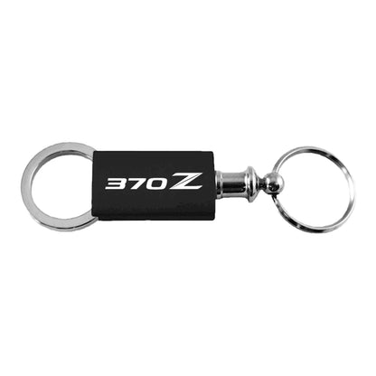 Black Anodized Aluminum Valet Keychain - Officially Licensed for Nissan 370Z