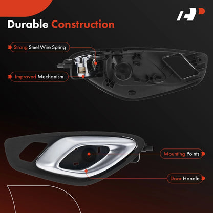 2X Front Left & Right Interior Door Handle for Chevy Camaro (2016–2024)