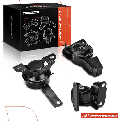 3X Engine Motor & Transmission Mount for Toyota Corolla (1998–2002)